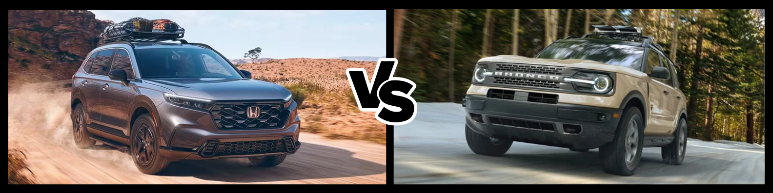 2024 Ford Bronco Sport vs 2024 Honda CR-V